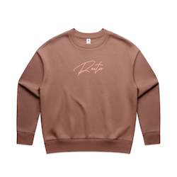 Tops: Women's Script Crew