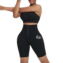 Wahine Bottoms: Waist Trainer Mid Thigh Shorts