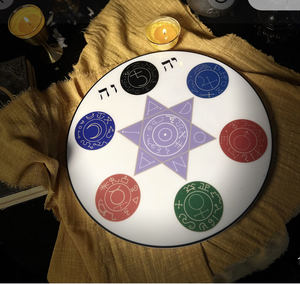 Lesser Key of Solomon Magick Circle for Rituals Ars Paulina Planet Sigils Diamet&hellip;