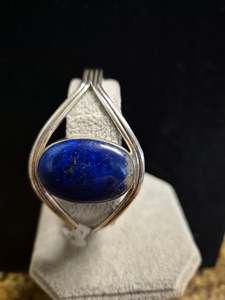 Lapis Lazuli Stirling Silver Bracelet