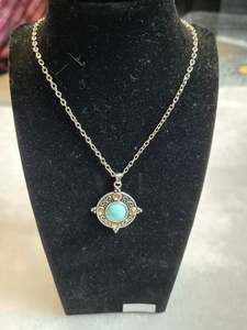 Turquoise Stirling Silver Necklace