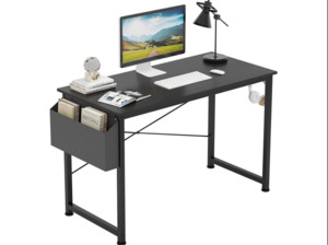 Modern Computer Desk with Bookshelf 120 x 60 cm