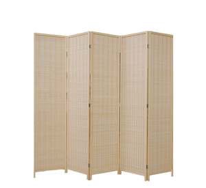 Room Divider: Instant Privacy and Style with 5-Panel Folding Room Divider