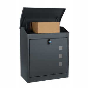 Letter Box: Big Mailbox for Parcels 520x420x250mm Weatherproof and Lockable