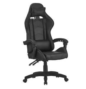 Gaming Chair: Adjustable Gaming Chair with Lumbar Support and Headrest for Home & Office