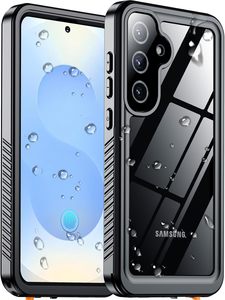 Products: for Samsung Galaxy S25 Waterproof Case Hard Military Cover Black