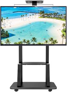 Tv Wall Mount: Universal Swivel Floor TV Cart with Mount (32"–75")