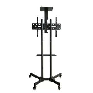 Tv Wall Mount: Mobile Universal TV Floor Stand Mount – Adjustable & Portable for 32"–65" TVs