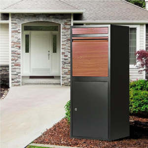 Letter Box: Heavy Duty Outdoor Free-Standing Parcel Delivery Box 1020x410x380 mm