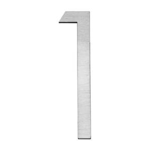 Letterbox Number House Number Stick On Slim 80mm - Stainless Steel