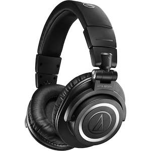 Headphones: AUDIO TECHNICA - ATHM50XBT2 BLUETOOTH STUDIO HEADPHONES - BLACK *NEW*