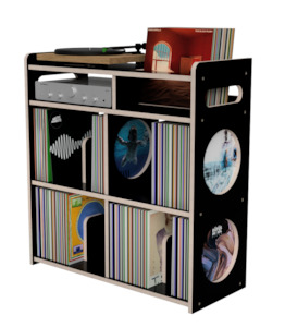 VALHALLA-STACK 900 BLACK RECORD STAND *NEW*