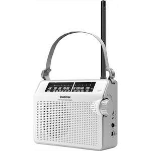 Radios Tuners: SANGEAN PR-D6P FM/AM COMPACT ANALOGUE TUNING PORTABLE RADIO WHITE *NEW*