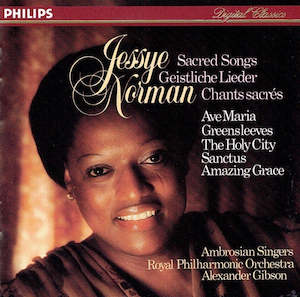 Norman Jessye- Sacred Songs Cd Vg