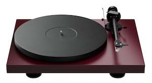 Turntables: PROJECT DEBUT EVO 2 WITH PICK IT MM CARTRIDGE-SATIN WINE RED *NEW*
