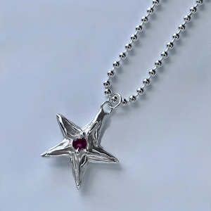 Art 1: BEBE MAE - STAR PENDANT RUBY *NEW*