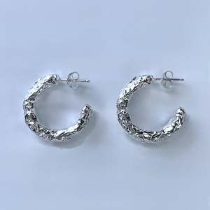 Art 1: BEBE MAE - FOIL HOOPS LARGE *NEW*