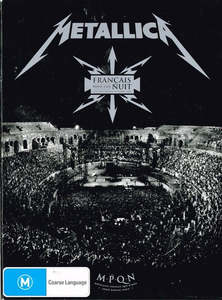 Dvds In Stock At Relics: METALLICA-FRANCAIS POUR UNE NUIT DVD VG