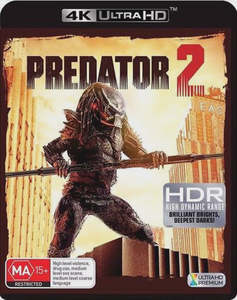 Blu Ray In Stock At Relics: PREDATOR 2- 4K ULTRA HD NM