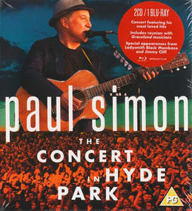SIMON PAUL- THE CONCERT IN HYDE PARK 2CD AND BLURAY NM