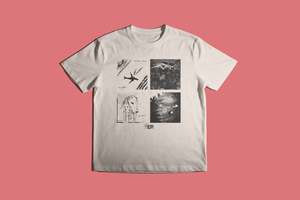 Relics Tees Totes: 4 EPS DUNEDIN WHITE T-SHIRT L