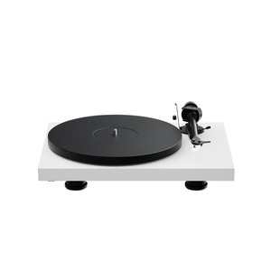 PROJECT DEBUT EVO 2 WITH PICK IT MM CARTRIDGE-SATIN WHITE *NEW*