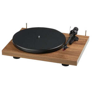 Turntables: PROJECT DEBUT CARBON CLASSIC TURNTABLE - WALNUT *NEW*