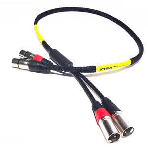 BLACK RHODIUM-XTRA STEREO XLR TO XLR INTERCONNECT 1.5M PAIR *NEW*