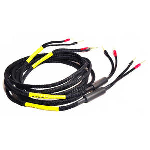 Hifi: BLACK RHODIUM-XTRA LOUDSPEAKER CABLE 3M PAIR *NEW*