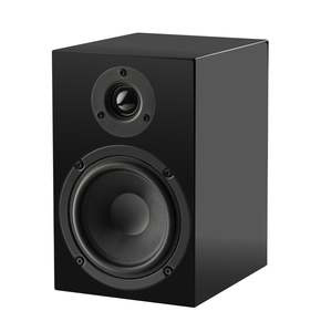 Speakers: PROJECT SPEAKERBOX 5 E BOOKSHELF SPEAKERS - HIGH GLOSS BLACK *NEW*