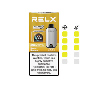 Disposable Vapes: Sweet Banana (Ice) 8000 Puff 18mg/mL