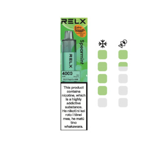 Disposable Vapes: Spearmint 4000 Puff 18mg/mL