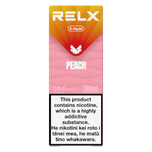 Relx E Liquid: E-Liquid Peach 28.5mg/mL