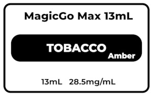 MagicGo MAX 13mL Tobacco Amber 28.5mg/mL