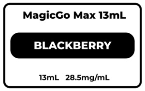 Vape Pod: MagicGo MAX 13mL Blackberry 28.5mg/mL