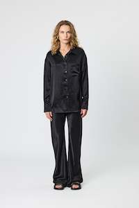 Silk: JUNE SILK PANT - BLACK