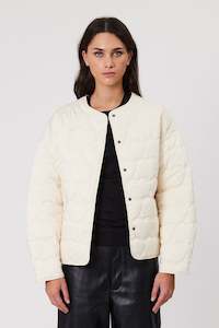 Products: AVA QUILTED JACKET - IVORY