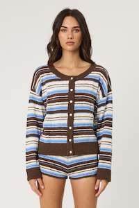 Knitwear: IVY CARDIGAN - STRIPE