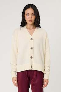 Knitwear: NOA CARDIGAN - IVORY