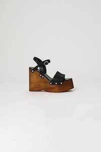 Accessories: KAIA WEDGE - BLACK