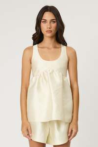 Latest Pieces: ROSA TOP - BONE