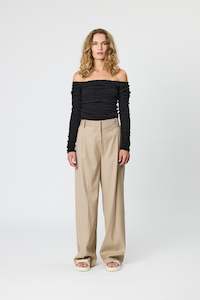 Archive Sale: EVIE TAILORED PANTS - OAT