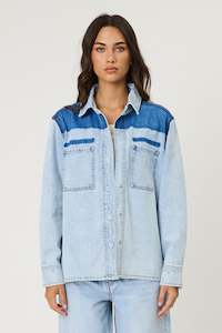 Denim: KNOX SHIRT - CALI BLUE