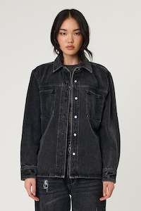 EFFIE SHIRT - WASHED BLACK