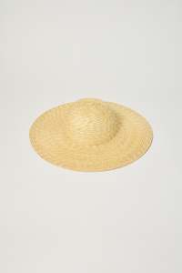 Accessories: PALOMA HAT - NATURAL RAFFIA