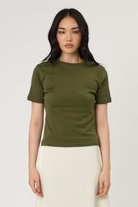 ARDEN TEE - SEAWEED