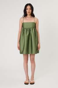 Full Price Remain: SYDNEY MINI DRESS - SEAWEED