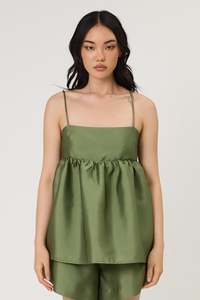 Full Price Remain: SYDNEY CAMI - SEAWEED