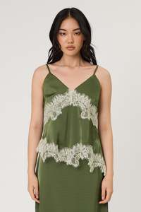 Full Price Remain: RUE CAMI - SEAWEED