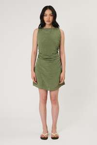 RYLAN MINI DRESS - SEAWEED